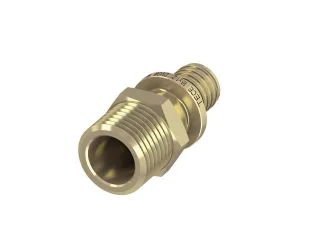 Tece flex Übergangsnippel Dim. 50 x R 1 1/2", Standard Messing, 765512 765512