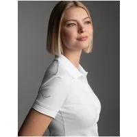 Trigema Poloshirt TRIGEMA Poloshirt mit Kristallsteinen (1-tlg)