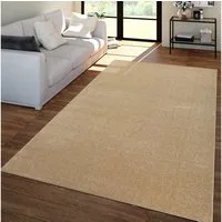 TT Home Teppich Diele, Esszimmer, Flur, Schlafzimmer, Wohnzimmer, Rechteckig, Höhe: 12 mm, Wohnzimmer Teppich Kurflor Unifarbendes Design Modern Und Zeitlos