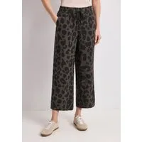 STREET ONE Stoffhose mit allover Print