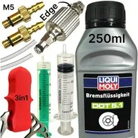 Fantic26 Fahrrad-Montageständer Service Kit inkl. 250ml DOT5.1 Öl für Sram / AVID Scheibenbremsen
