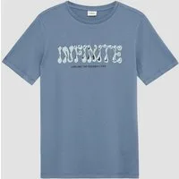 s.Oliver Kurzarmshirt T-Shirt Jersey-T-Shirt mit 3D-Print