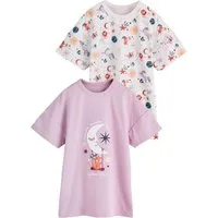 Next Nachthemd 2er-Pack Nachthemden mit Einhorn-Print (2-tlg)