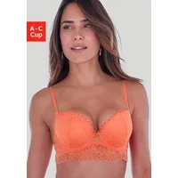 s.Oliver Push-up-BH Sophie aus feiner Spitze in leichter Longform, sexy Dessous, Reizwäsche
