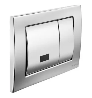 Schell WC-Betätigungsplatte MONTUS FIELD E IR, Zweimengenspülung,man. Auslösung,chr, 031230699 031230699