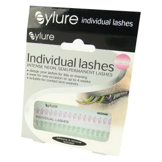 Eylure Individual Lashes NEON Semi permanent Einzelne Wimpern Augen Neon Farben