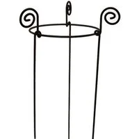 Hirsch Terracotta Rankgitter Staudenhalter Ø 30 cm Höhe 90 cm, massiv - robust - wetterfest, Ø 30 cm Höhe 90 cm, Vollmetall 8 mm
