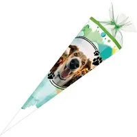 Nestler Schultüte Nestler Schultüte Show Dogs eckig mit Tüllverschluss 85cm
