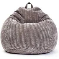 Green Bean Sitzsack Indoor Sitzsack Scoop 90x110cm - Cord (Indoor Sitzsack 90x110cm aus Cordstoff mit EPS-Perlen Füllung, Kuschelig Weich Waschbar - Drinnen Bodenkissen Liegekissen Sitzkissen), Sitzhocker Relax-Sessel Kinder Erwachsene Stoff