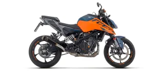 Sport Auspuff Arrow Pro-Race BLACK f. KTM Duke 125 / 390 Bj.2024-2026 EURO5+ /eintragungsfrei/ABE