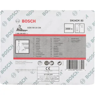 Bosch D-Kopf Streifennagel, blank, glatt - 2608200003