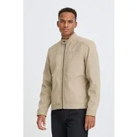 Blend Hemdjacke BHFossy (1-St) Modische Kunstlederjacke mit praktischen Eingriffstaschen