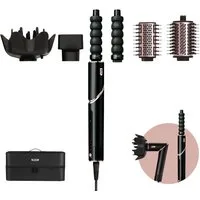 Shark Multihaarstyler FlexStyle 5-in-1 Haarstyler und -trockner - Schwarz HD446EU, Mit einer Drehung vom leistungsstarken Haartrockner zum Styler