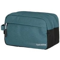 travelite Kulturbeutel Travelite Kick OFF Kulturtasche Waschtasche petrol