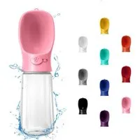 FELIXLEO Reisenapf Hunde Wasserflasche 550ml auslaufsicher Trinknapf Reise Wandern