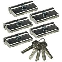 ChiliTec Schließzylinder Schließzylinder-Set 5x 60mm