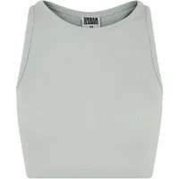 URBAN CLASSICS Muskelshirt Urban Classics Damen Ladies Cropped Rib Top (1-tlg)