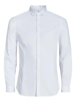 JACK&JONES - JPRBLAPARMA SHIRT L/S NOOS White - Gr. - S