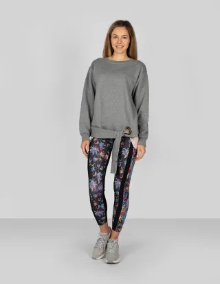 Trussardi Jeans Sweatshirt Damen Grau