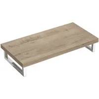 doporro Waschtischplatte für Waschbecken Holzplatte Waschtischkonsole Eiche Badezimmer