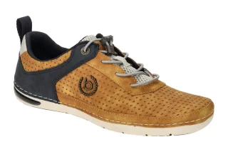 Bugatti Herren Slipper 321-ASG03-5050 Gelb Dunkelblau Easy Lace Vegan