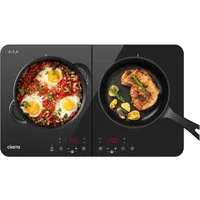 CIARRA Doppel-Induktionskochplatte 60cm Induktionskochfled CBTIH2, Touch Bedienung 9 Stufen Timer