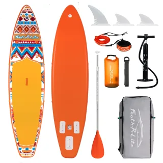 [EU Direct] Funwater 350*84*15CM Inflatable Stand Up Paddle Board Surfboard Maximum Load 180KG Stand Up Portable Surfboa