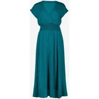 zero Clothing GmbH & Co KG Midikleid Kleid Lang ohne Arm