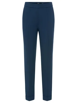 Olsen - Trousers Casual Cropped true navy - Gr. - 40