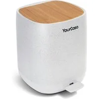 YourCasa Mülleimer YourCasa® Mülleimer Bad [5L] - Badmülleimer Badezimmer Kosmetikeimer, Fassungsvermögen 5L, 30% weniger Plastik