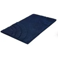 Kleine Wolke Badematte »Saturn«, Badvorleger, Badezimmer Teppich, Höhe 25 mm, rutschhemmend beschichtet, fußbodenheizungsgeeignet, Polyacryl, rechteckig, Badteppich, Uni Farben, modernes Design, Hoch-Tief Effekt