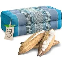 livasia Stützkissen Yogakissen (Classic) vegan und handgefertigt, 17x34x12cm, Kapok