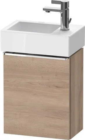 Duravit D-Neo Waschtischunterschrank wandhängend Tür:1, TA:RE, Gr:Chrom DE4218R10550000