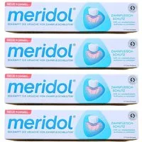 Meridol Zahnpasta Zahnfleischschutz – Effektiver Schutz für gesundes Zahnfleisch, (4 x 75 ml, 4-St)