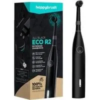 ECO R2 Allblack + 3 Refills, Elektrische Zahnbürste schwarz