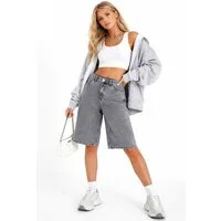 SUBLEVEL Bermudas Damen Jeans Shorts Bermuda Kurze Hose Short Denim Baggy 5-Pocket-Style