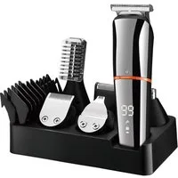 HATTEKER Haarschneider SK-788, Bartschneider Präzisionstrimmer Nasen- und Ohrenhaarschneider, Multifunktions-Trimmer 6-in-1