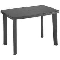 Mojawo Küchentisch Gartentisch Anthrazit 100x70x72cm