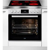 BEKO Elektro-Herd-Set BBUM12320XMPE, mit 2-fach-Teleskopauszug, Pyrolyse-Selbstreinigung, Gleichmäßige Heißluft für perfekte Ergebnisse dank Aeroperfect