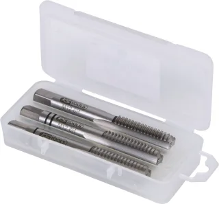 KS Tools HSS Handgewindebohrer-Satz M, 3-tlg - 331.0120