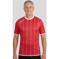 Kappa Fußballtrikot Arezzo Trikot Sportshirt mit Längsstreifen und Kontrasteinfassungen