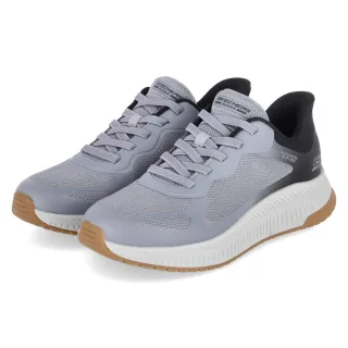 Skechers Slip-Ins Sneaker BOBS SQUAD 4  Grau - Gr. 41 -  Textil
