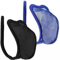Lau-Fashion Stringtanga C-String Set Schwarz Tanga Transparent Herren Panty Unterwäsche S/M/L