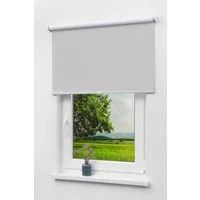Rollo Qualitätsspringrollo abdunkelnd Grau, LYSEL®, abdunkelnd, HxB 190x62cm