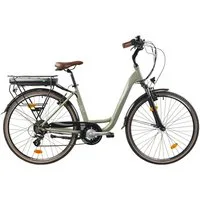 LLobe E-Bike Cityrad City E-Bike 28" County grün, 7 Gang Shimano Altus Schaltwerk, Kettenschaltung, Heckmotor, 468 Wh
