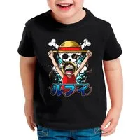 style3 T-Shirt King Luffy one piece japan anime luffy manga monkey ruffy
