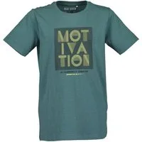 Blue Seven T-Shirt Blue Seven Jungen T-Shirt Motivation dunkelgrün (1-tlg)