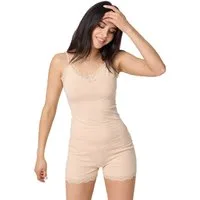 Tazzio Shorty F908 (Set, 2 tlg., 1 Stück - Unterhemd & Panty) Damen Nachtwäsche Unterwäsche Set