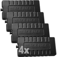ToCi Kühlakku BLACK PACK Kühlakku Sets 220ml - Wiederverwendbare Kühlakkus Schwarz