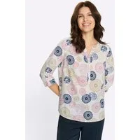 Sieh an! Klassische Bluse 3/4-Arm-Bluse 3/4-Arm